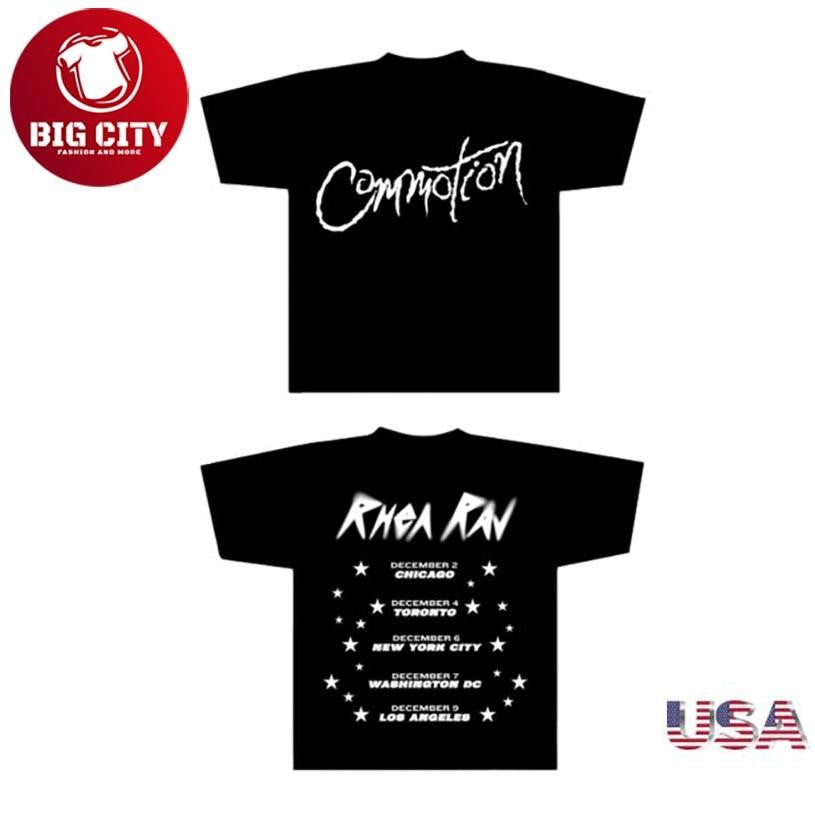 Rhea Raj Commotion Tour Two Sided Shirt Unisex T-shirt, Sweatshirt, Hoodie, Long Sleeve Tee - T-Shirt, Sweatshirt, Hoodie