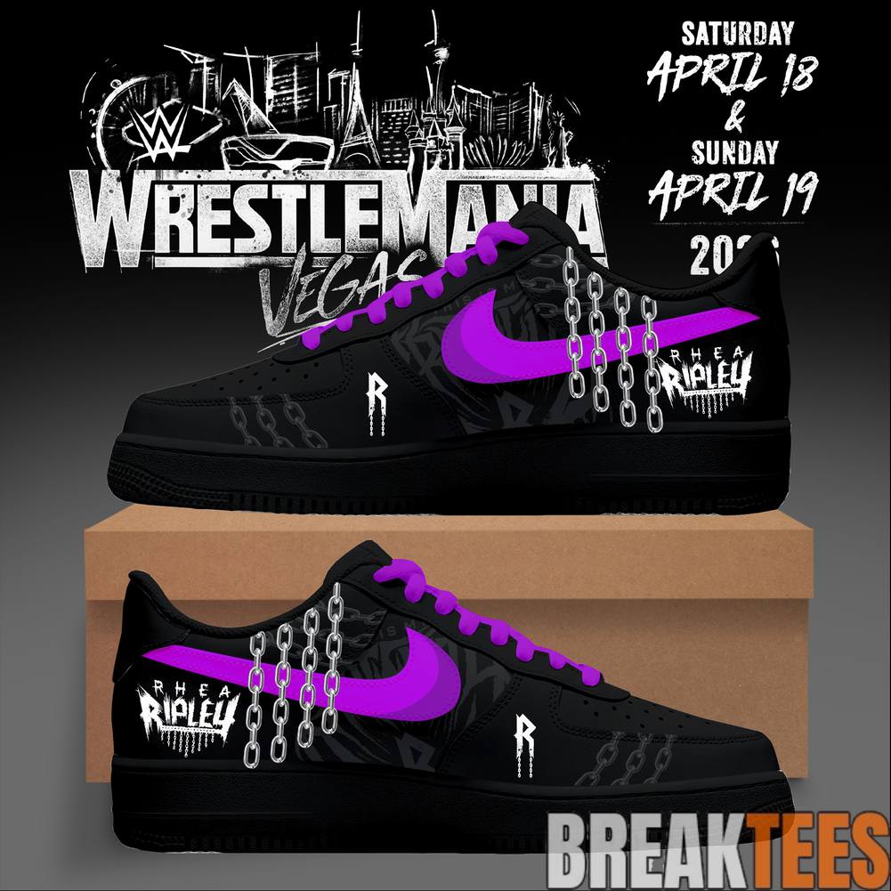 Rhea Ripley Brutality Mode Wrestlemania Air Force 1 Sneaker Unisex T-shirt, Sweatshirt, Hoodie, Long Sleeve Tee - T-Shirt, Sweatshirt, Hoodie