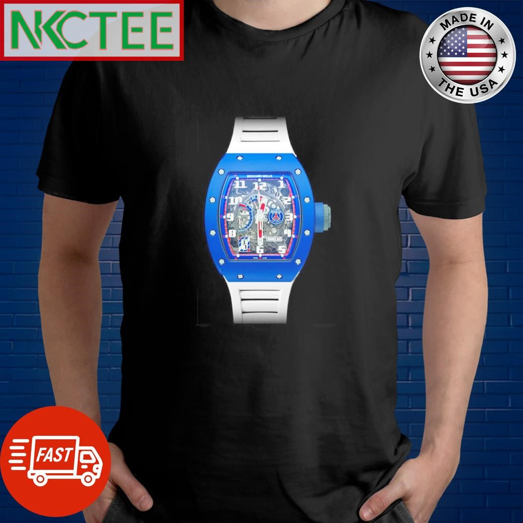 Richard Mille RM030 PSG shirt Unisex T-shirt, Sweatshirt, Hoodie, Long Sleeve Tee - T-Shirt, Sweatshirt, Hoodie