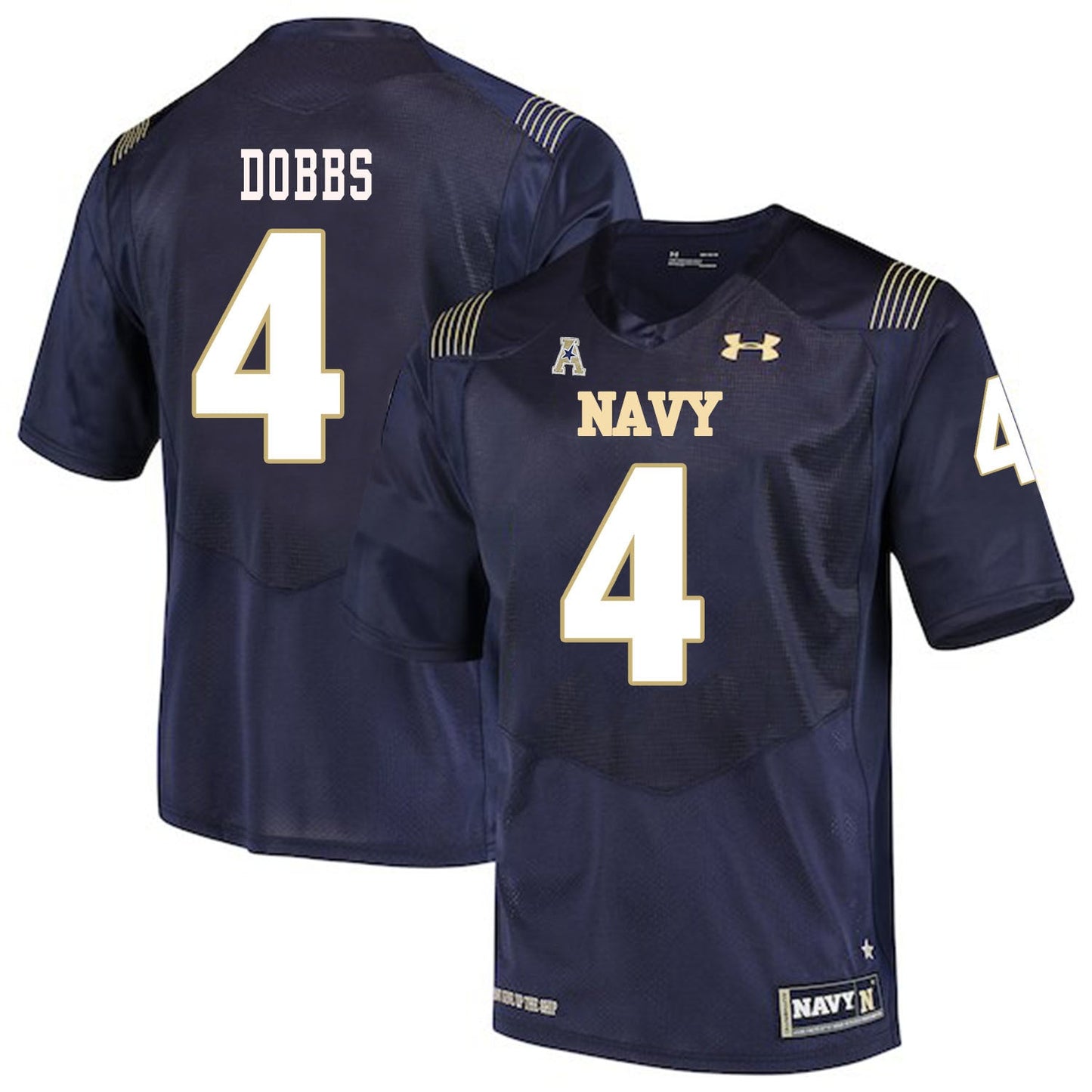 Ricky Dobbs 4 Navy College Football Jersey football jersey product view 1