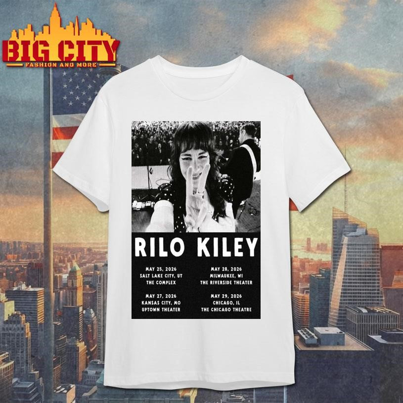 Rilo Kiley May 2026 Tour Poster Shirt Unisex T-shirt, Sweatshirt, Hoodie, Long Sleeve Tee - T-Shirt, Sweatshirt, Hoodie