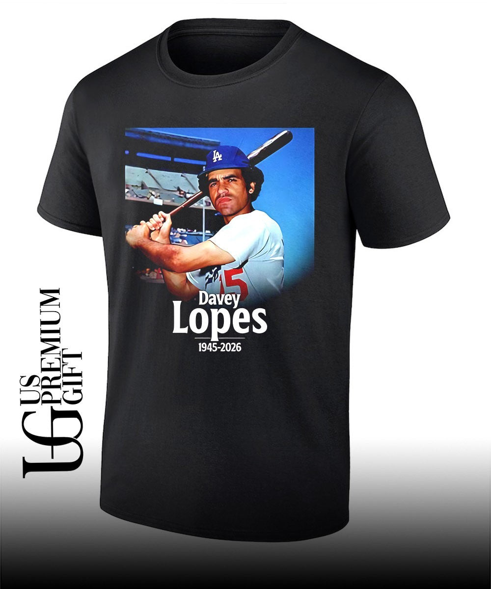 Rip Davey Lopes Death 1945-2026 Hall Of Fame shirt Unisex T-shirt, Sweatshirt, Hoodie, Long Sleeve Tee - T-Shirt, Sweatshirt, Hoodie