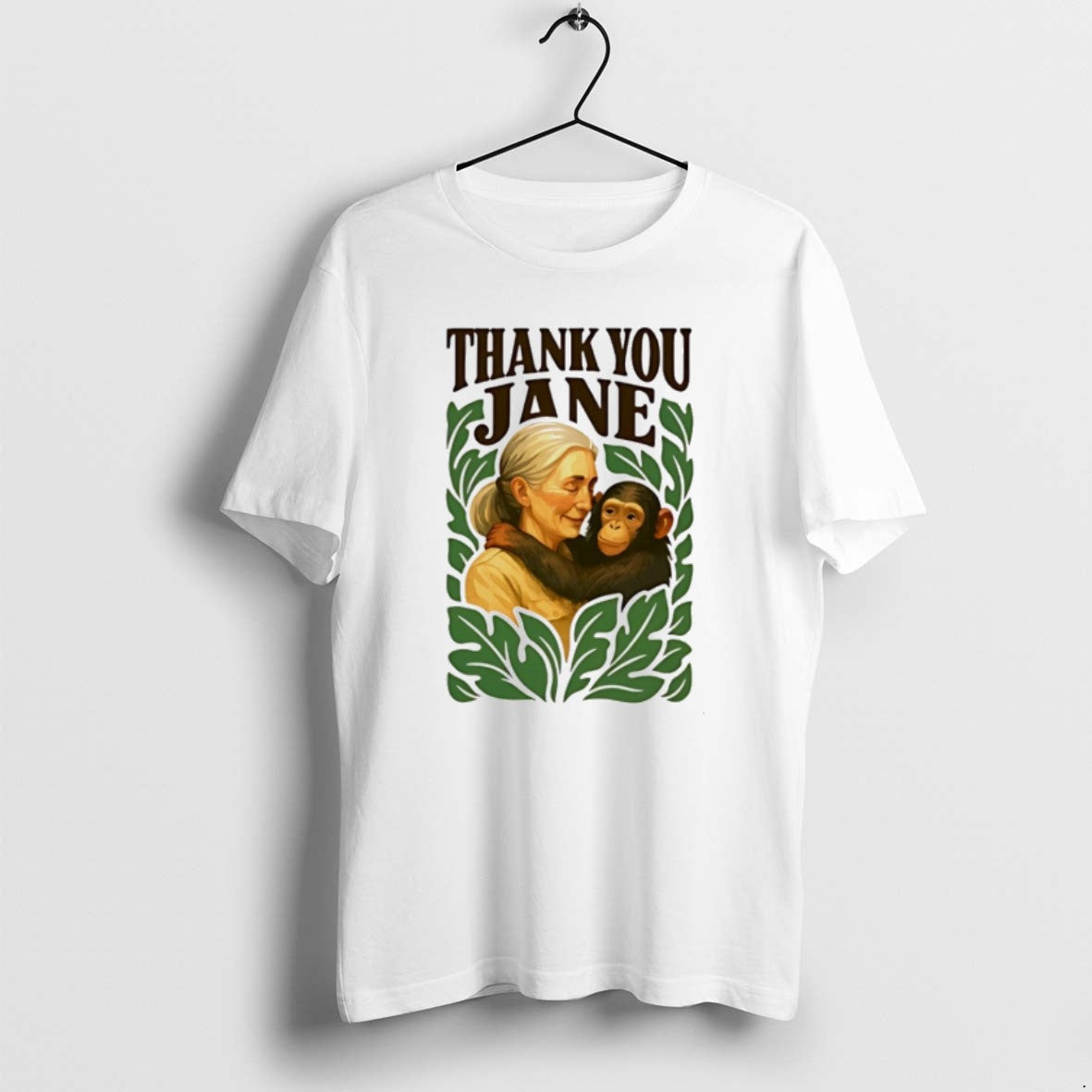 Rip Jane Goodall Thank You Jane Goodall T Shirts Unisex T-shirt, Sweatshirt, Hoodie, Long Sleeve Tee - T-Shirt, Sweatshirt, Hoodie