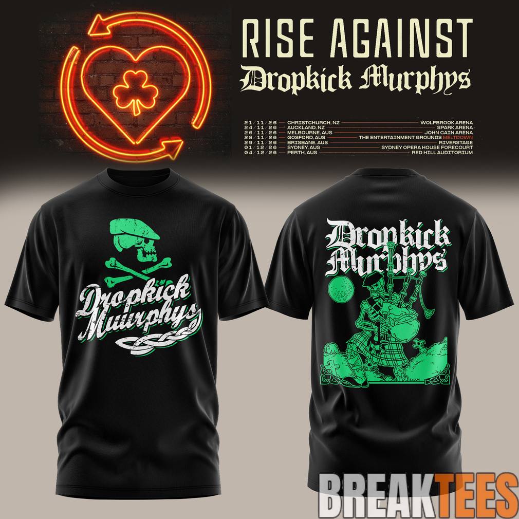Rise Against x Dropkick Murphys Tour Shirt Unisex T-shirt, Sweatshirt, Hoodie, Long Sleeve Tee - T-Shirt, Sweatshirt, Hoodie