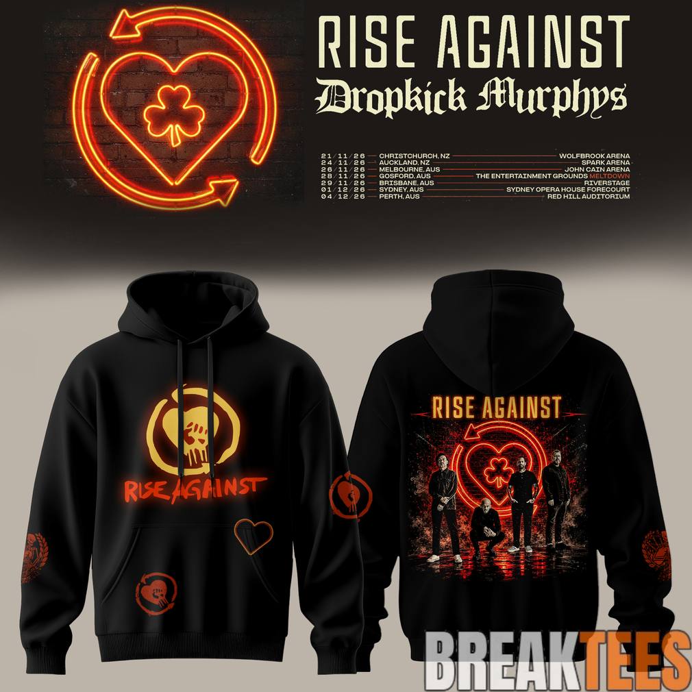 Rise Against x Dropkick Murphys Tour Special Hoodie Unisex T-shirt, Sweatshirt, Hoodie, Long Sleeve Tee - T-Shirt, Sweatshirt, Hoodie