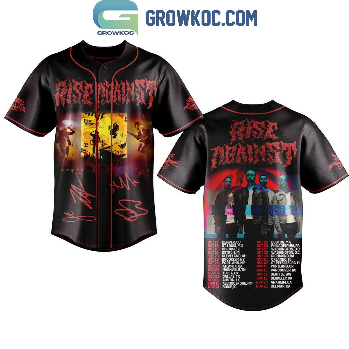 Rise Against The Good Left Undone Baseball Jersey baseball jersey product view 1