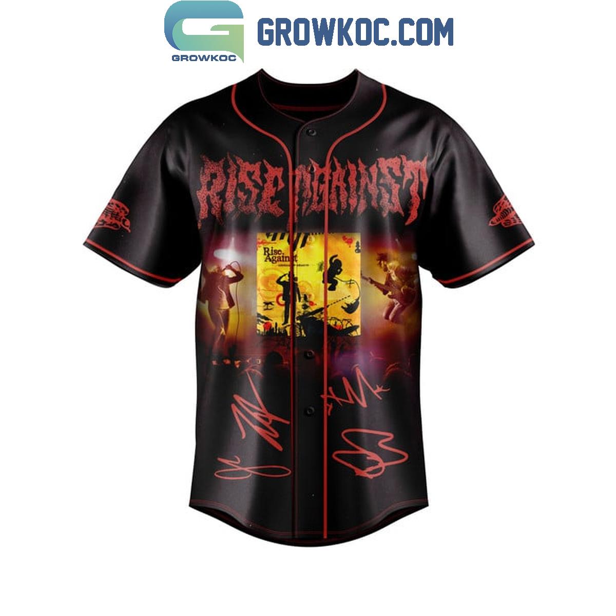 Rise Against The Good Left Undone Baseball Jersey baseball jersey product view 2