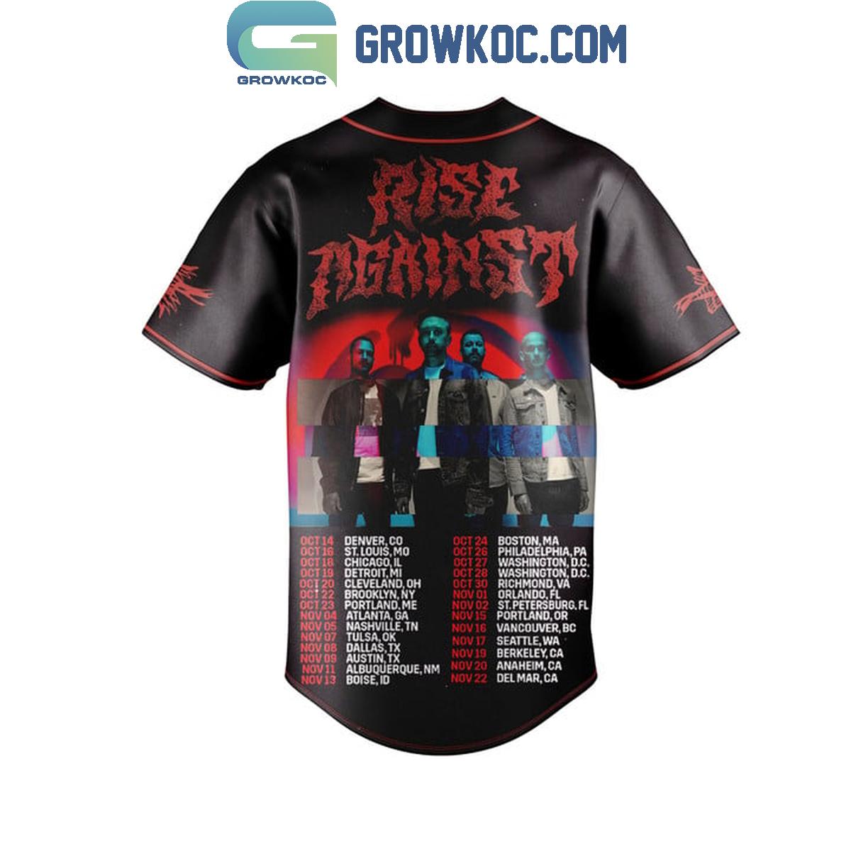 Rise Against The Good Left Undone Baseball Jersey baseball jersey product view 3