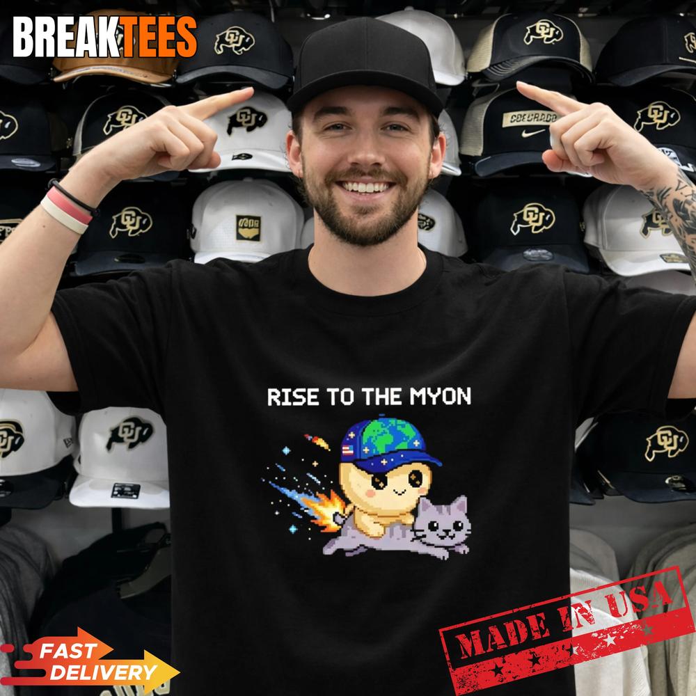 Rise To The Nyan NASA Artemis II To The Moon And Beyond Mascot T-Shirt Unisex T-shirt, Sweatshirt, Hoodie, Long Sleeve Tee - T-Shirt, Sweatshirt, Hoodie
