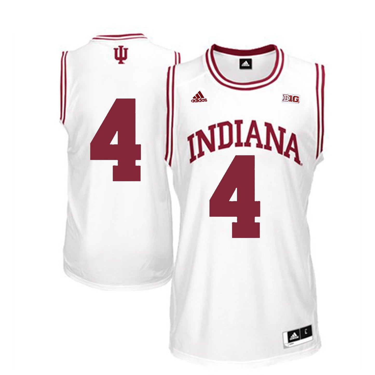 Robert Johnson 4 White College Football Jersey football jersey product view 1