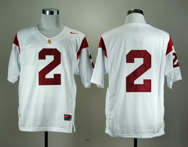 Robert Woods 2 White College Football Jersey football jersey product view 1