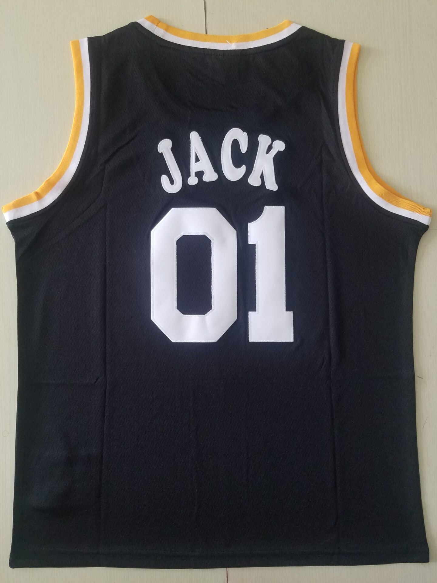 Rockets #01 JACK Travis Scott Mitchell Ness Bleacher Report Rockets Collaboration Jersey Style 3 basketball jersey product view 1