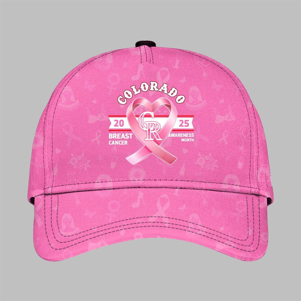 Rockies 2025 Breast Cancer Awareness Month Jersey baseball jersey product view 2