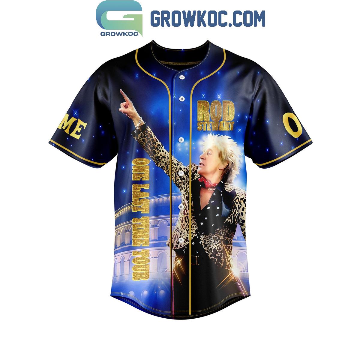 Rod Stewart In My Heart You’ll Always Stay Forever Young Baseball Jersey baseball jersey product view 2