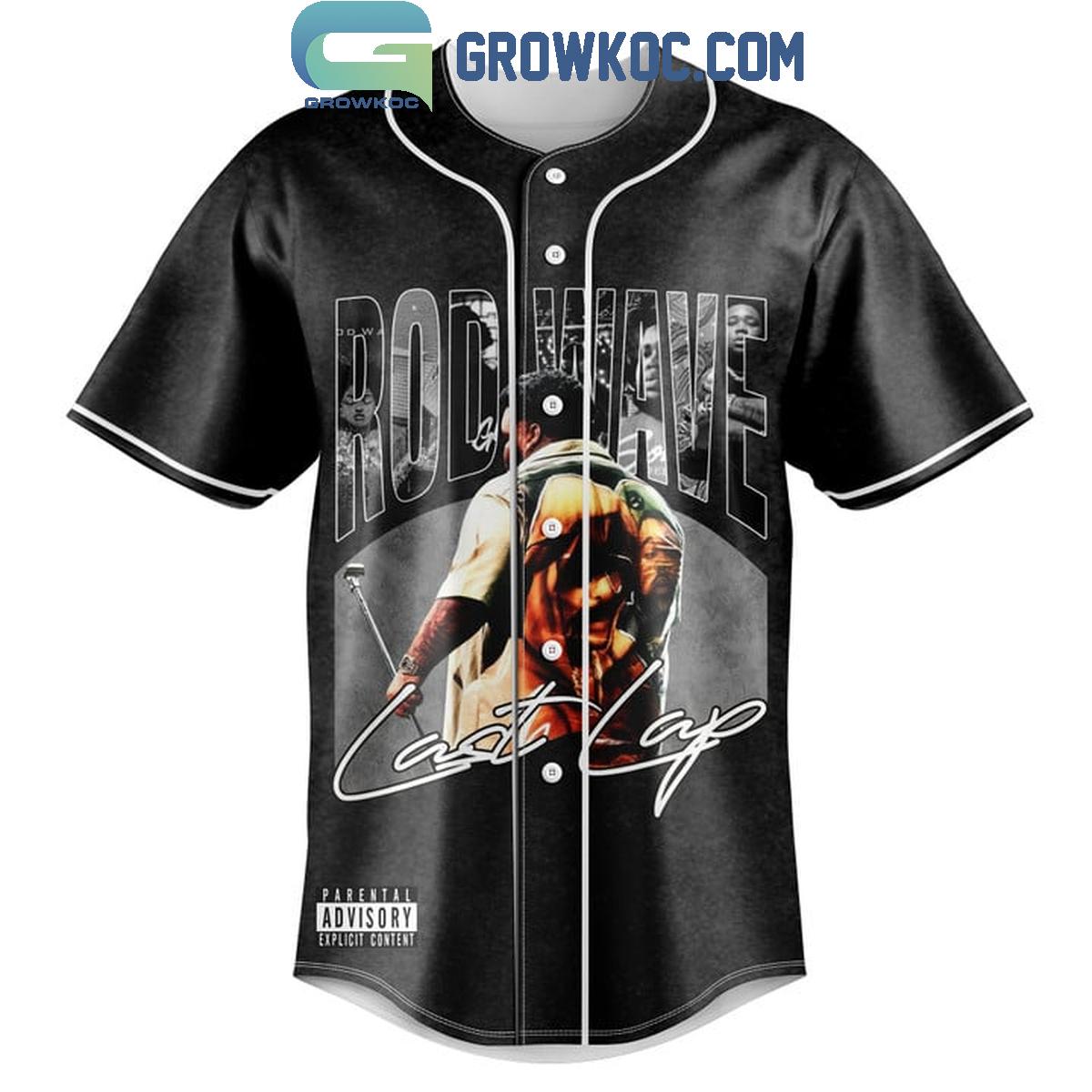 Rod Wave Heart On Ice Soul Flyy Baseball Jersey baseball jersey product view 2