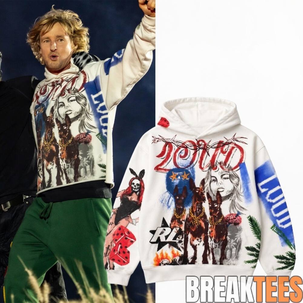 Rolling Loud Movie Owen Wilson Mixed Media Cement Hoodie Unisex T-shirt, Sweatshirt, Hoodie, Long Sleeve Tee - T-Shirt, Sweatshirt, Hoodie