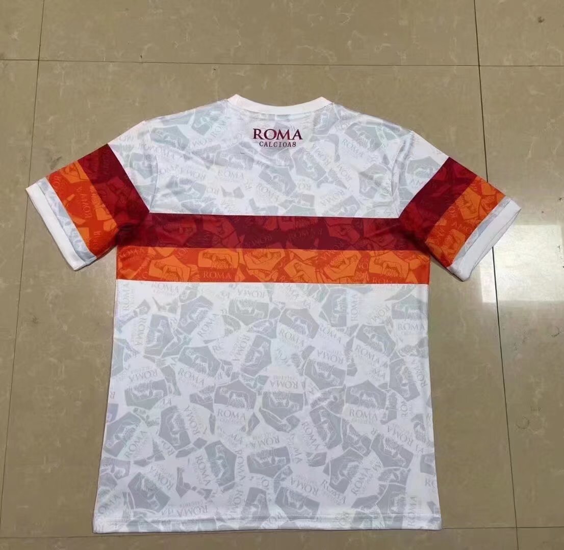 Roma 22-23 White Thai Edition 1 Style 3 Soccer Jersey sports jersey product view 1