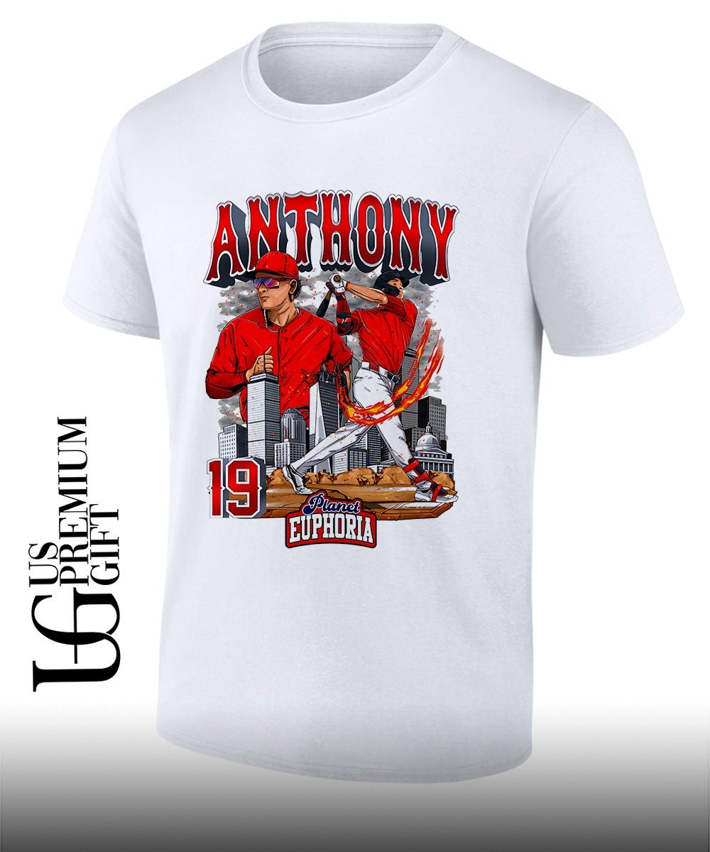 Roman Anthony Boston Red Sox baseball 2026 graphic shirt Unisex T-shirt, Sweatshirt, Hoodie, Long Sleeve Tee - T-Shirt, Sweatshirt, Hoodie