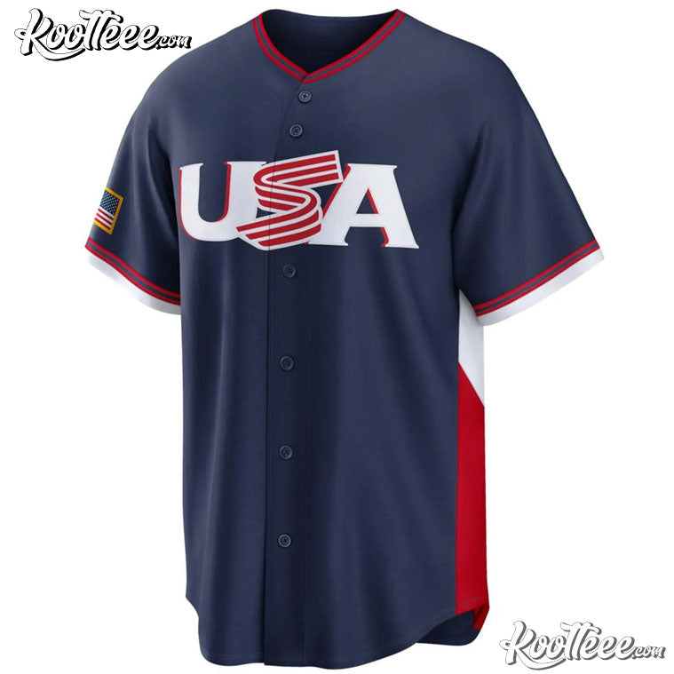 Roman Anthony USA 2026 World Classic Baseball Jersey baseball jersey product view 3