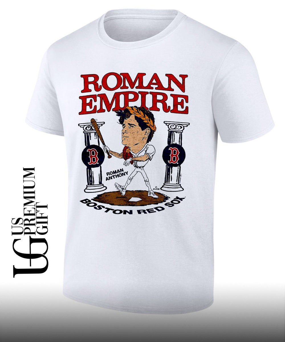 Roman Empire Roman Anthony player Boston Red Sox baseball Player signature caricature shirt - T-Shirt, Sweatshirt, Hoodie
