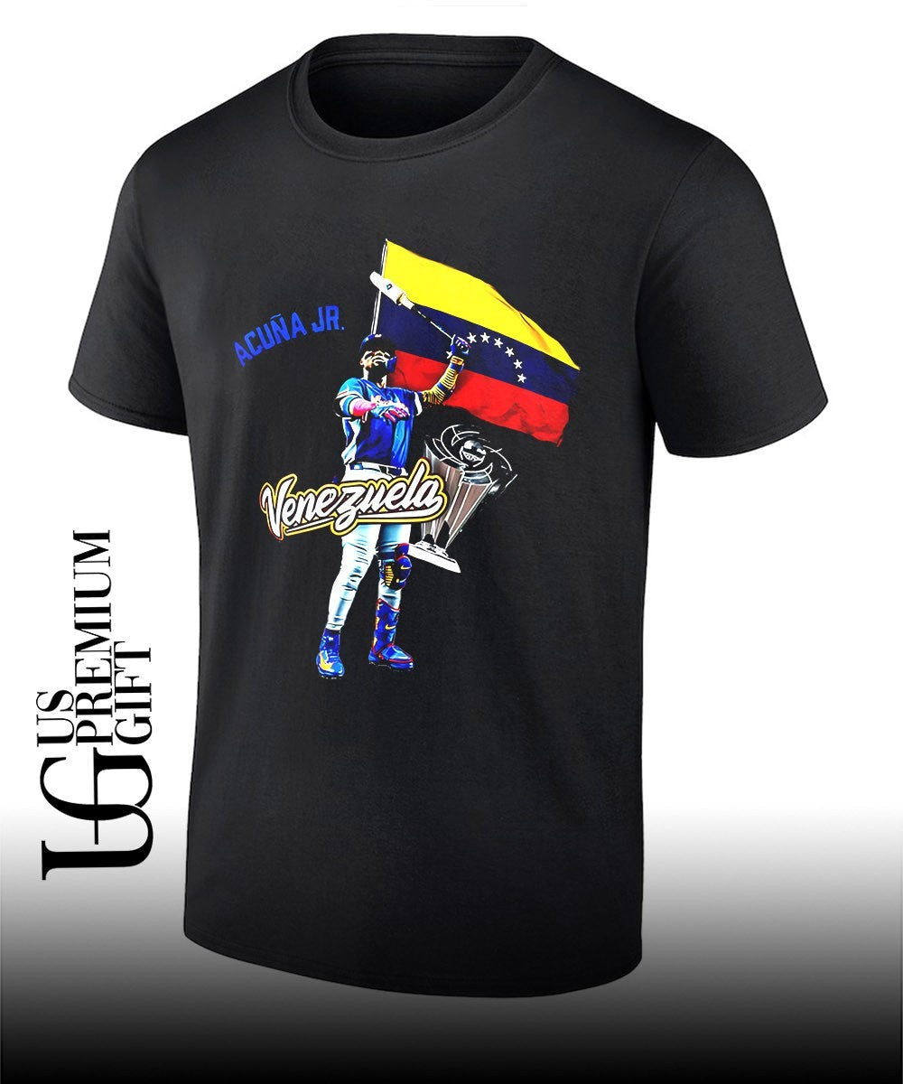 Ronald Acuna Jr. Venezuela Baseball Champions World Baseball Classic 2026 shirt Unisex T-shirt, Sweatshirt, Hoodie, Long Sleeve Tee - T-Shirt, Sweatshirt, Hoodie