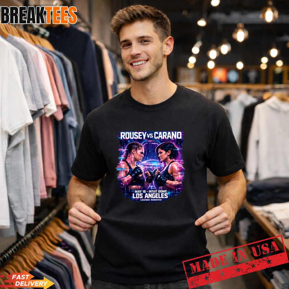 Ultimate Ronda Rousey vs Gina Carano T-Shirt for MMA Fans Unisex T-shirt, Sweatshirt, Hoodie, Long Sleeve Tee - T-Shirt, Sweatshirt, Hoodie