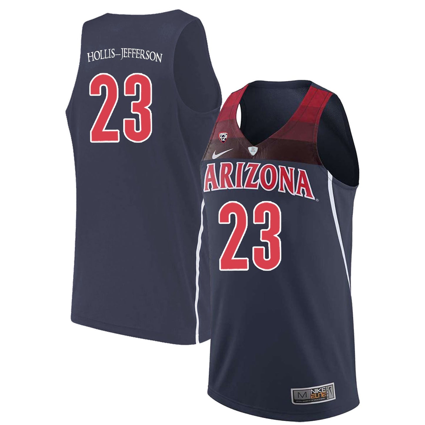 Rondae Hollis-Jefferson 23 Navy College Football Jersey football jersey product view 1