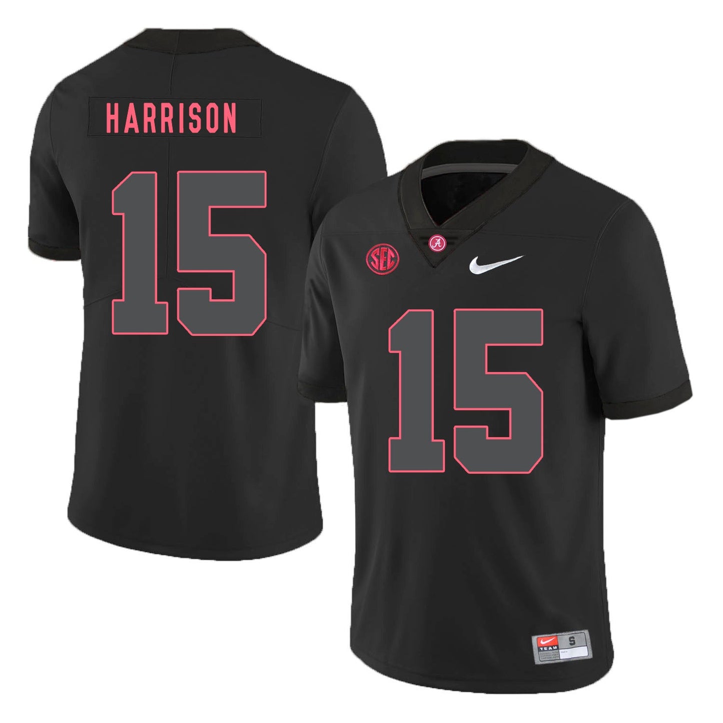 Ronnie Harrison 15 Lights Out .2jpg College Football Jersey football jersey product view 1