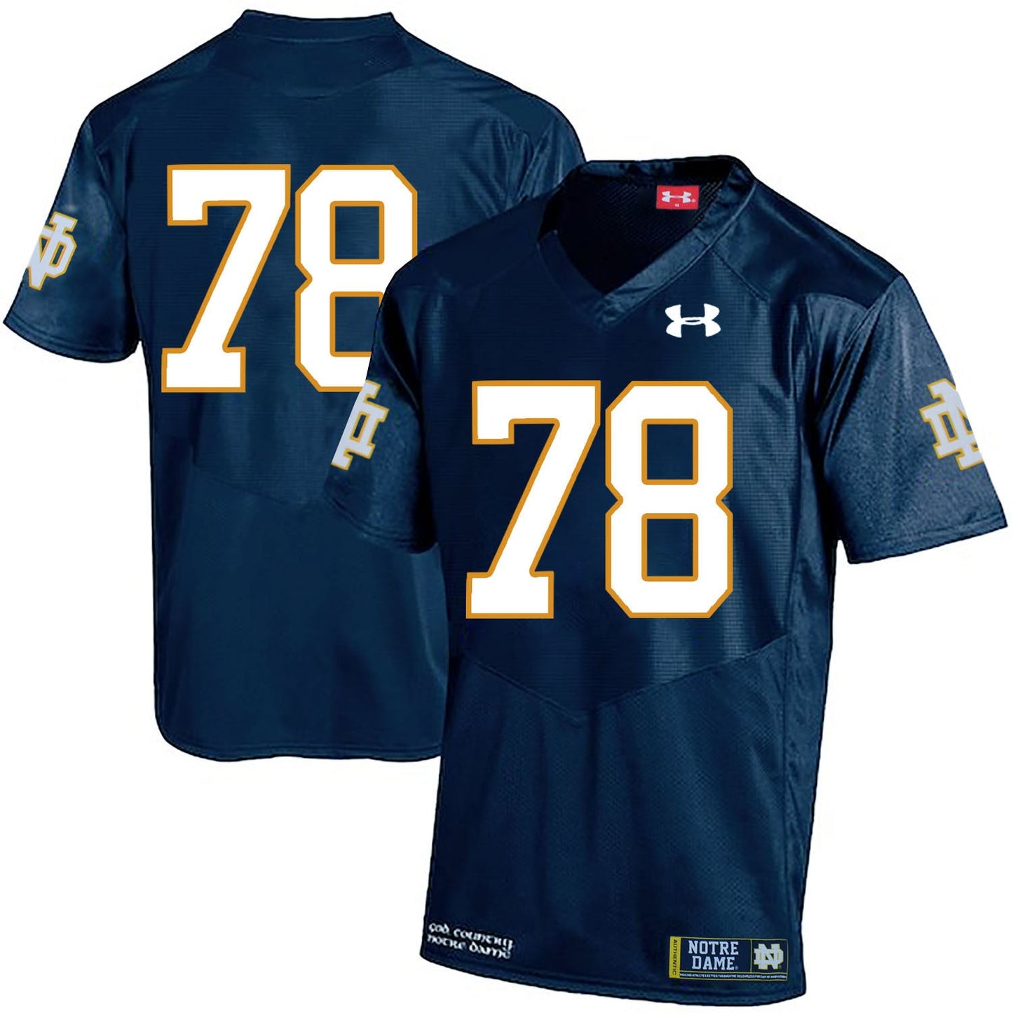 Ronnie Stanley 78 Navy Style 1 College Football Jersey football jersey product view 1