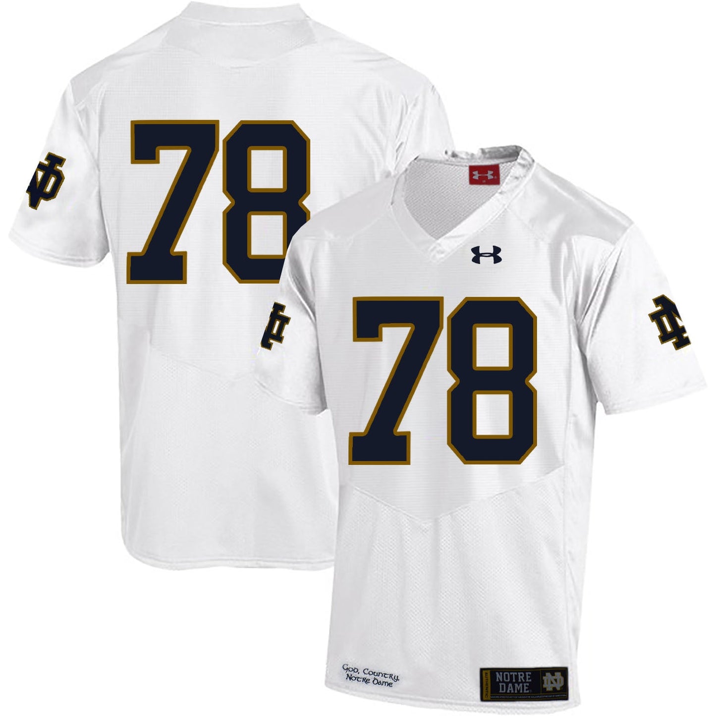 Ronnie Stanley 78 White College Football Jersey football jersey product view 1
