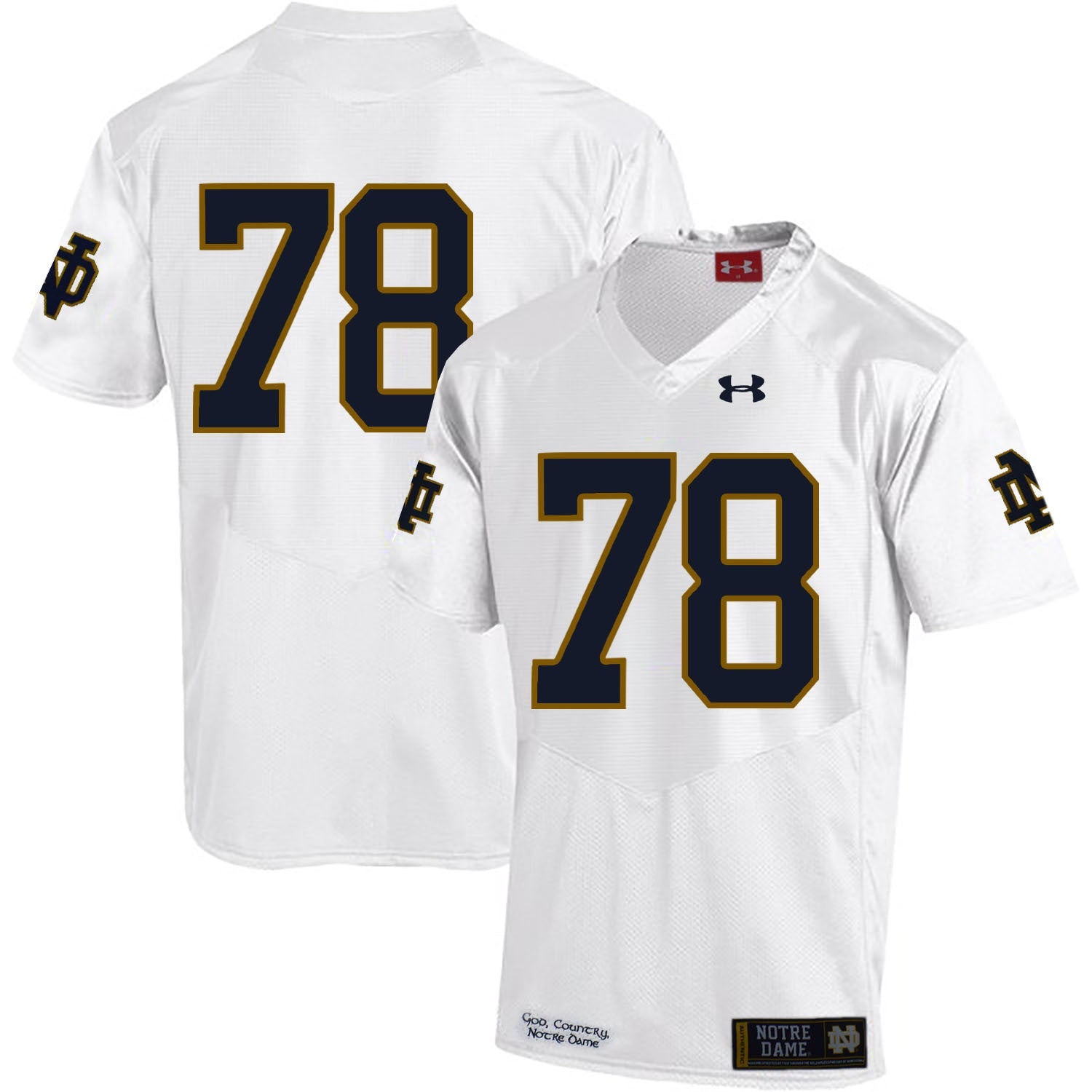 Ronnie Stanley 78 White College Football Jersey football jersey product view 1