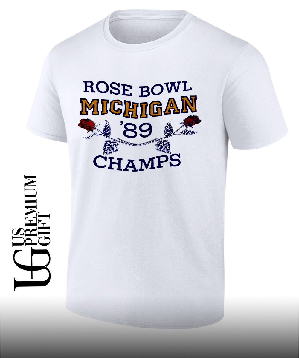 Rose Bowl 1989 Michigan Wolverines Champs shirt Unisex T-shirt, Sweatshirt, Hoodie, Long Sleeve Tee - T-Shirt, Sweatshirt, Hoodie