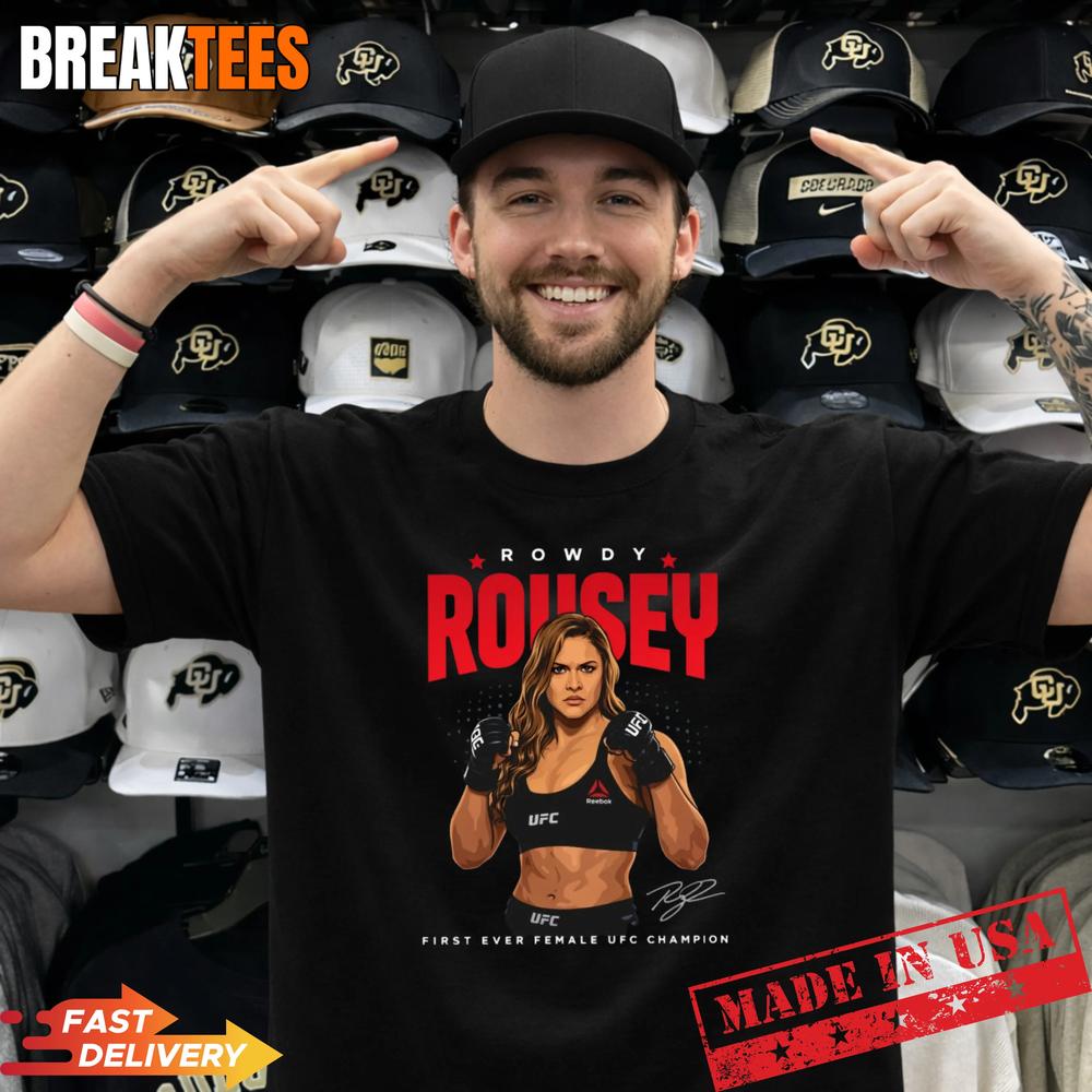 Rowdy Ronda Rousey Champion Retro T-Shirt Unisex T-shirt, Sweatshirt, Hoodie, Long Sleeve Tee - T-Shirt, Sweatshirt, Hoodie