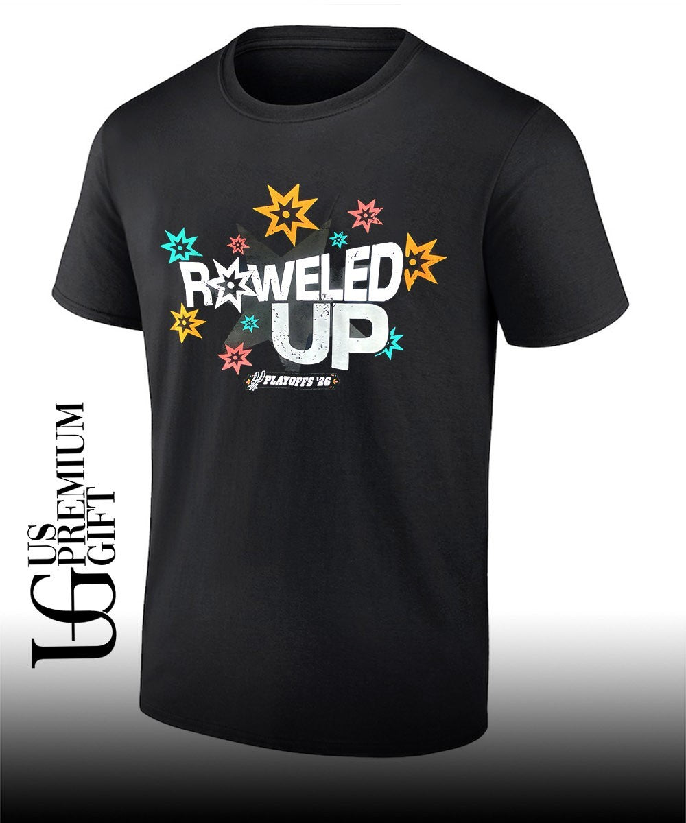 Roweled Up San Antonio Spurs 2026 NBA Playoffs shirt Unisex T-shirt, Sweatshirt, Hoodie, Long Sleeve Tee - T-Shirt, Sweatshirt, Hoodie