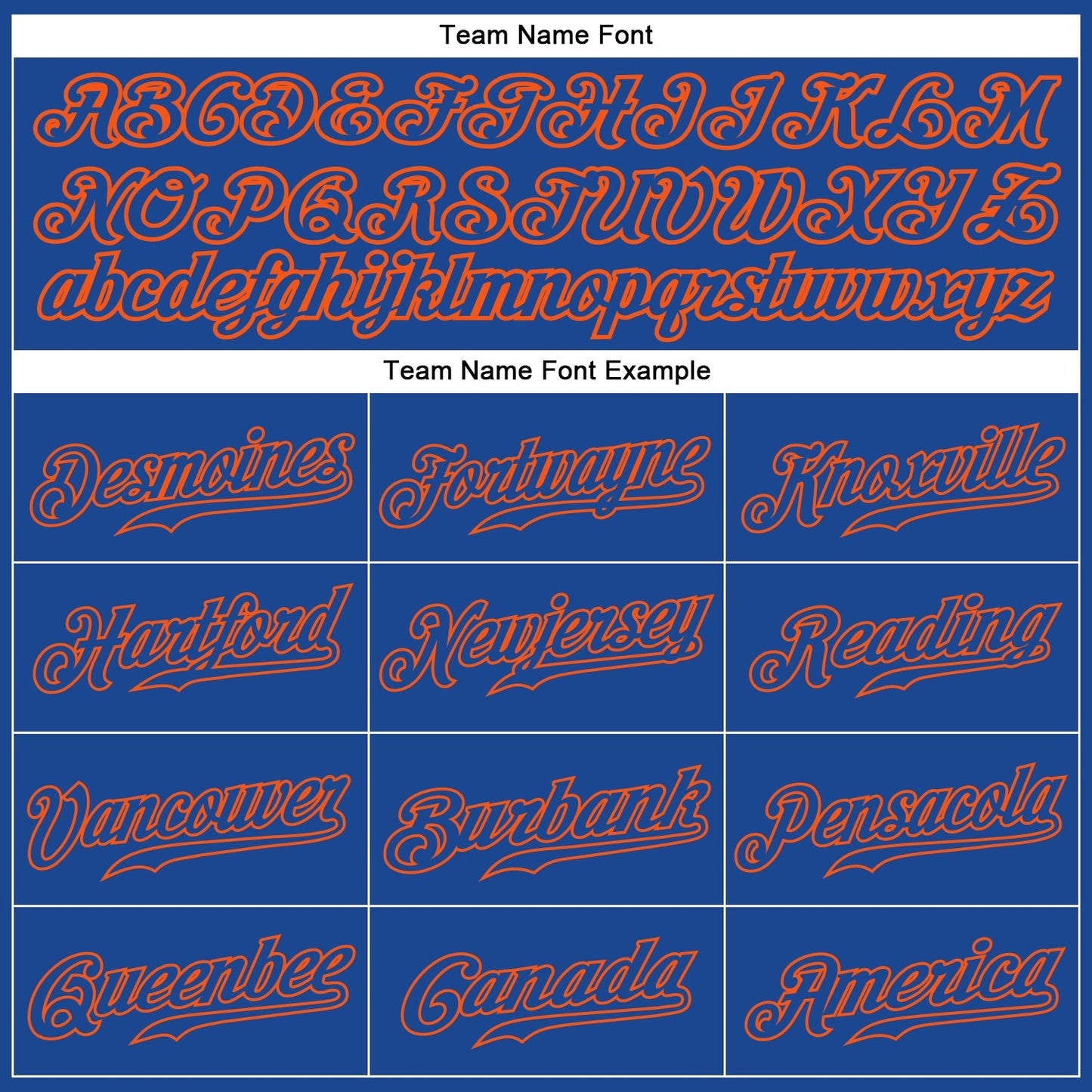 Custom Royal Royal-Orange Authentic Baseball Jersey baseball jersey product view 4