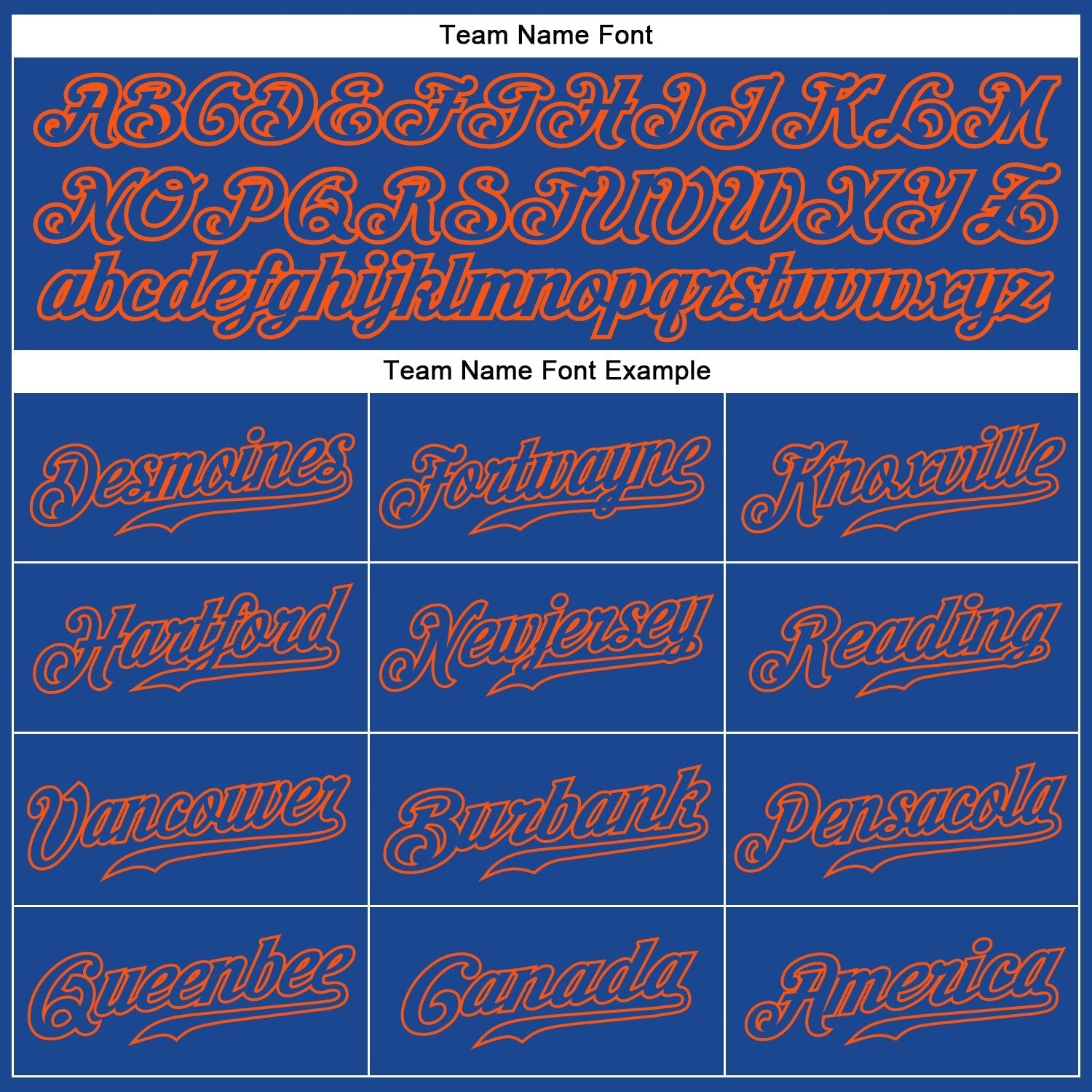 Custom Royal Royal-Orange Authentic Baseball Jersey baseball jersey product view 4