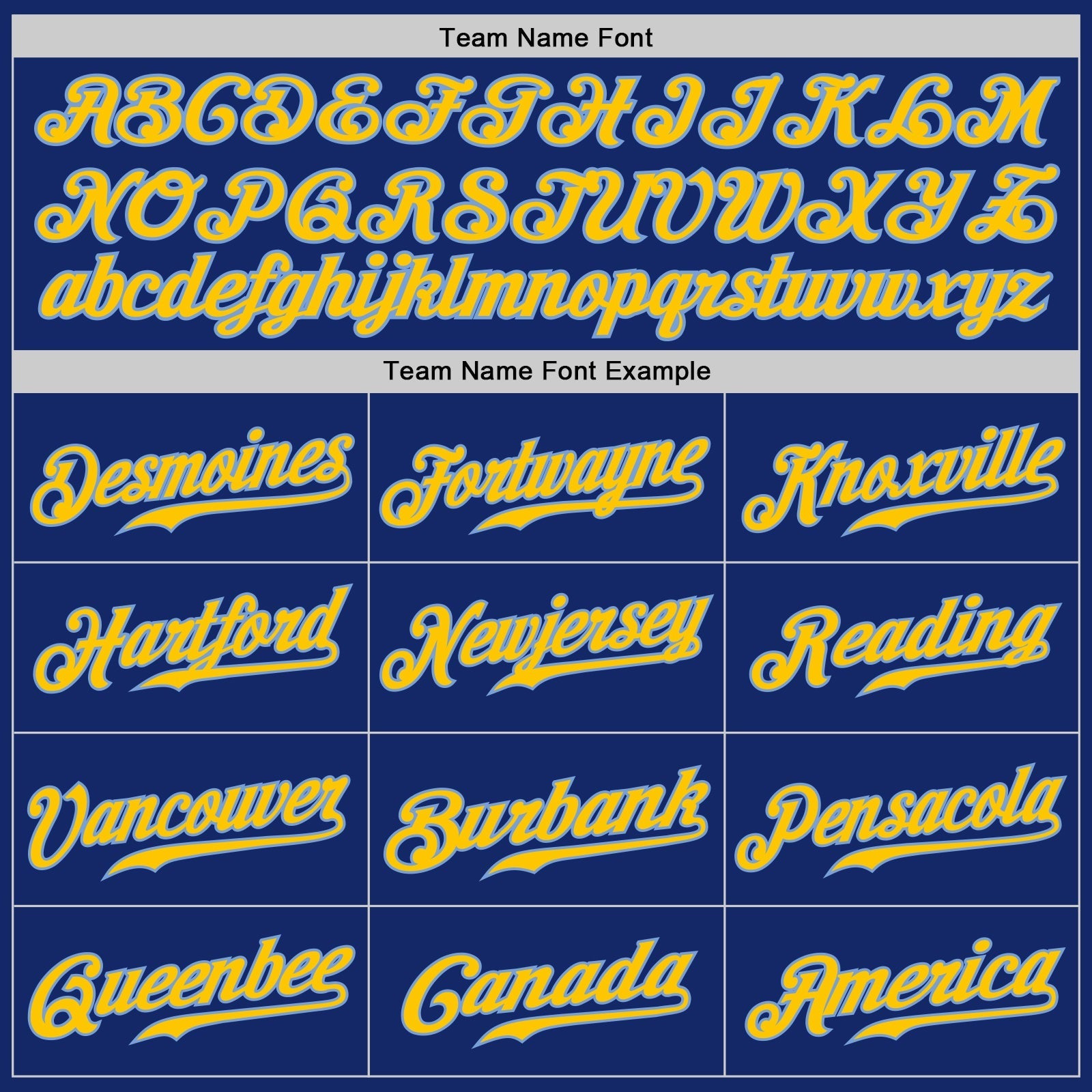 Custom Royal Gold-Light Blue Authentic Baseball Jersey baseball jersey product view 4