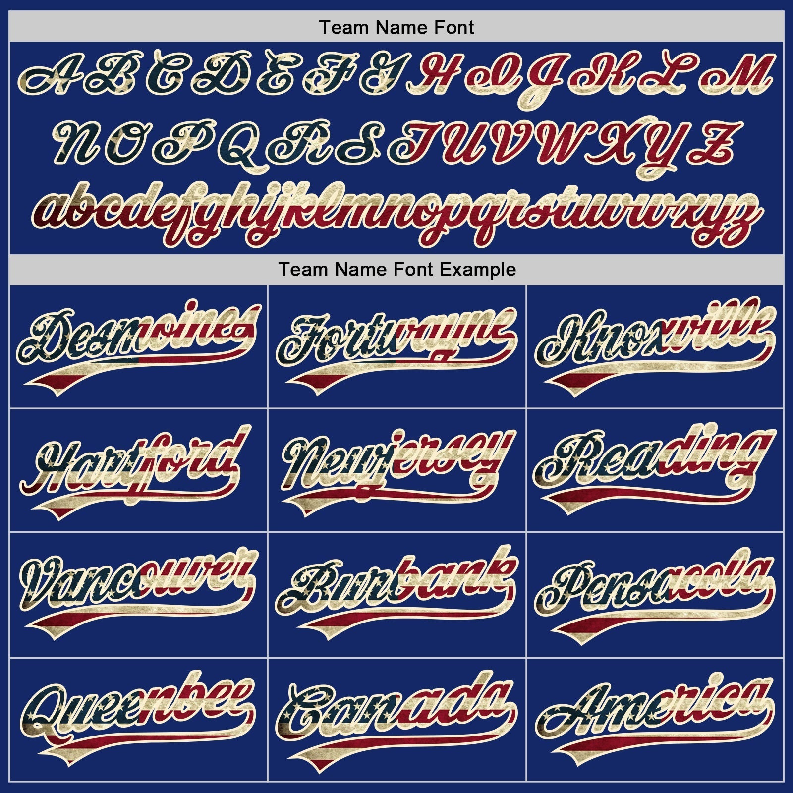 Custom Royal Vintage USA Flag-Cream Authentic Baseball Jersey baseball jersey product view 4