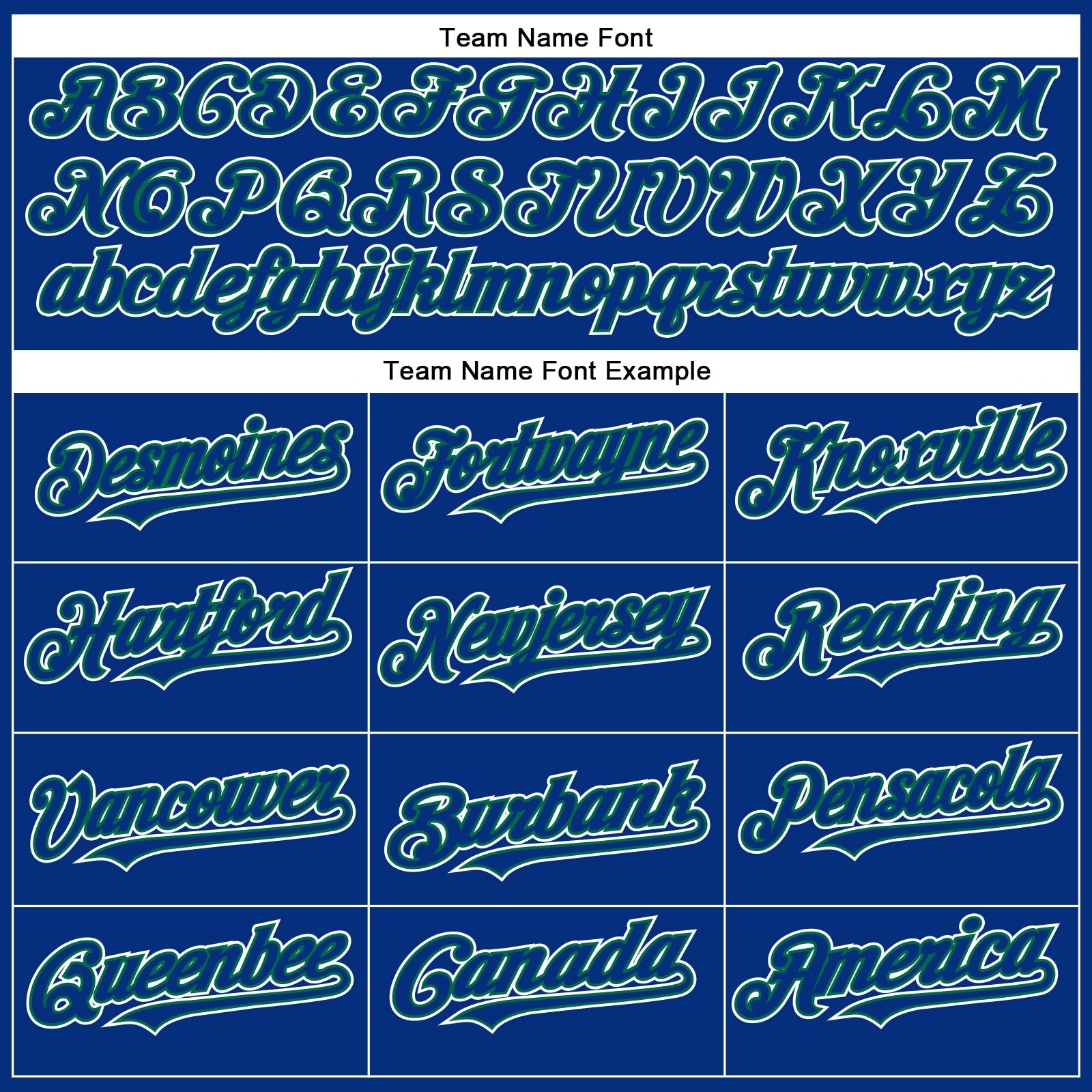 Custom Royal White-Kelly Green Authentic Baseball Jersey baseball jersey product view 4