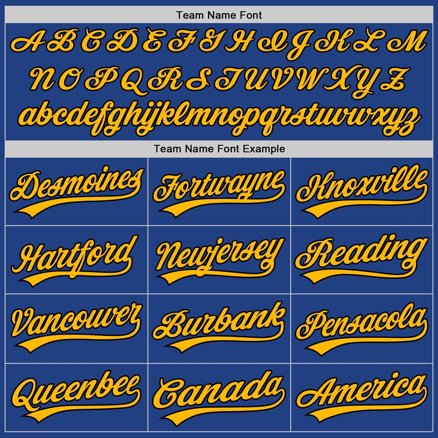 Custom Royal Gold-Black Authentic Throwback Baseball Jersey baseball jersey product view 4