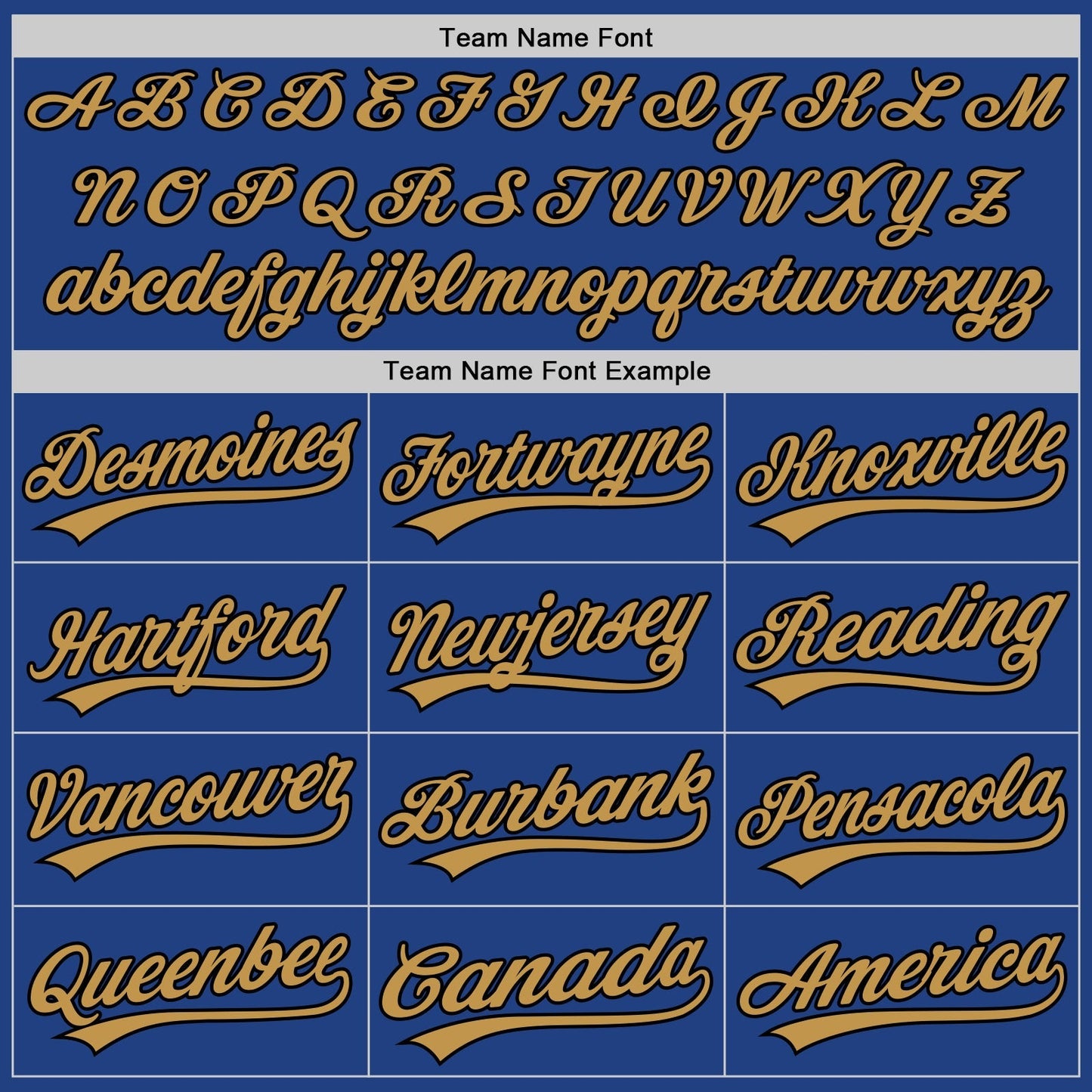 Custom Royal Old Gold-Black Authentic Throwback Baseball Jersey baseball jersey product view 4