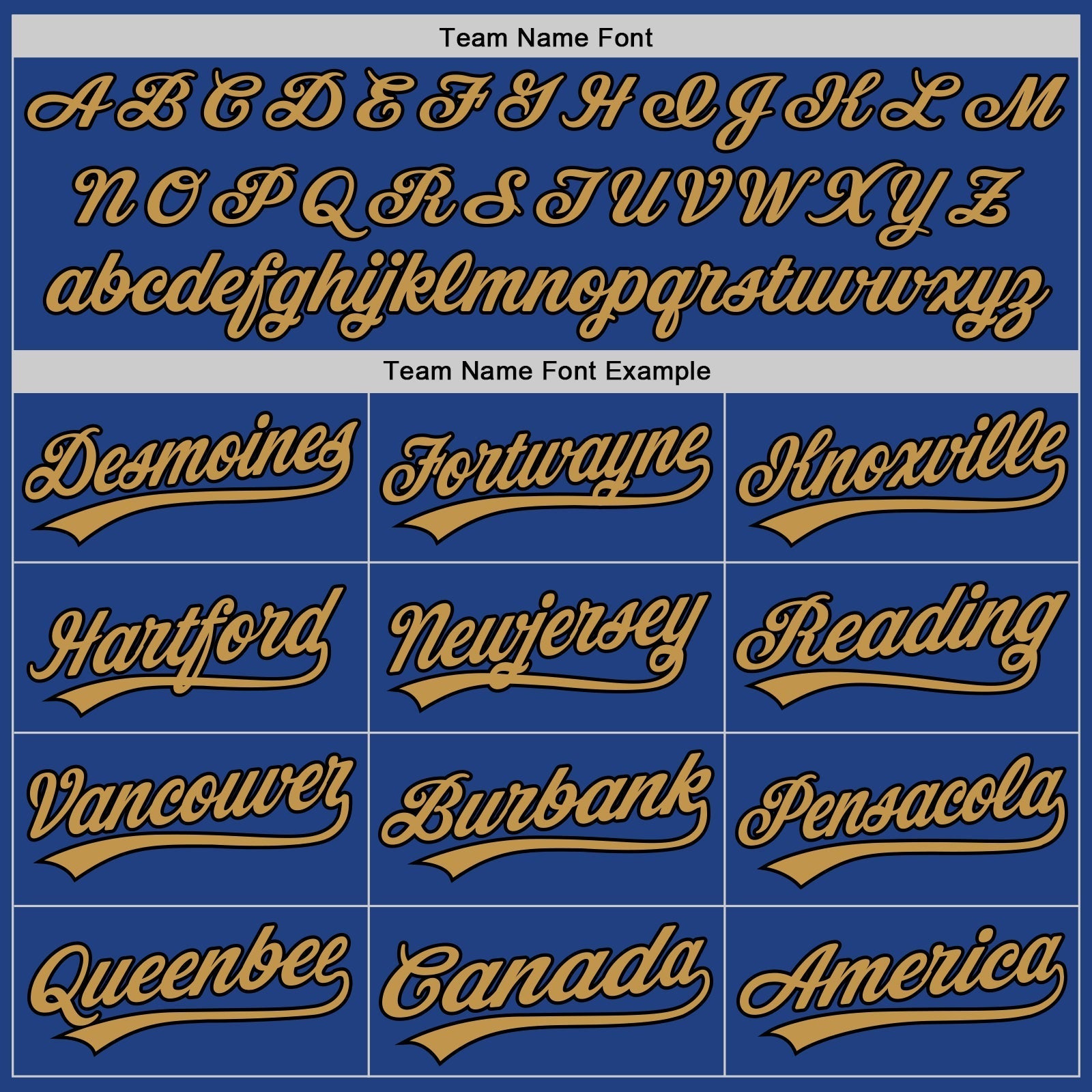 Custom Royal Old Gold-Black Authentic Throwback Baseball Jersey baseball jersey product view 4