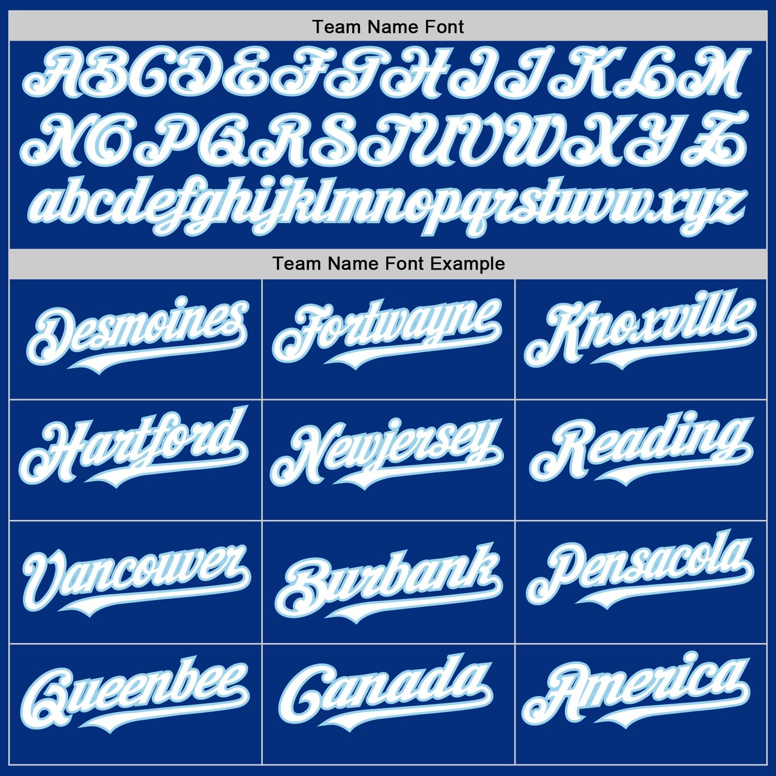 Custom Royal White-Light Blue Authentic Baseball Jersey baseball jersey product view 5