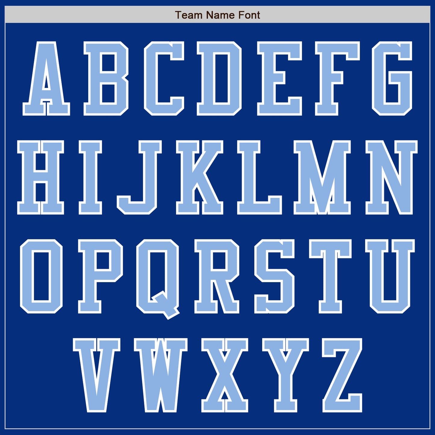 Custom Royal Light Blue-White Authentic Baseball Jersey baseball jersey product view 3