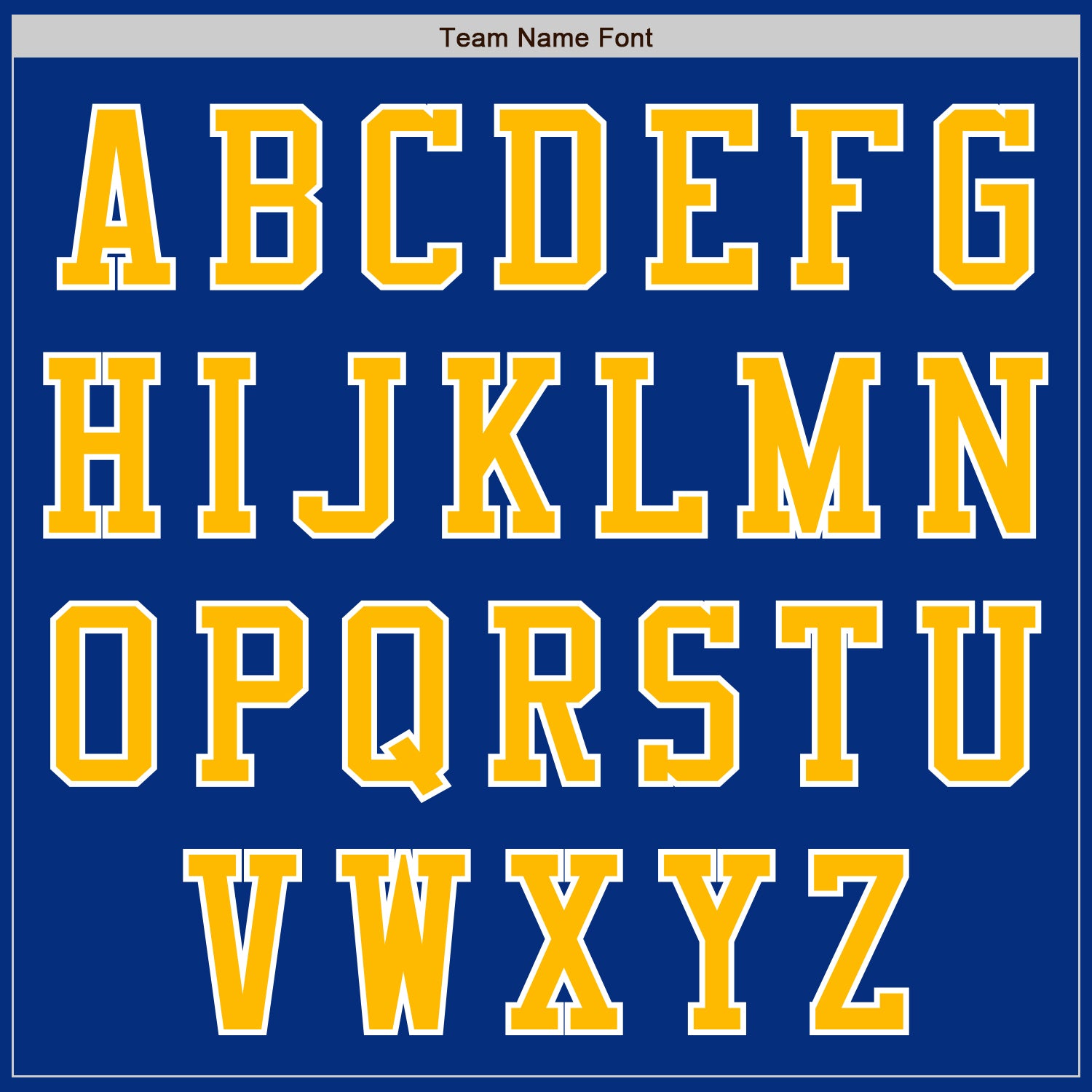 Custom Royal Gold-White Authentic Baseball Jersey baseball jersey product view 3