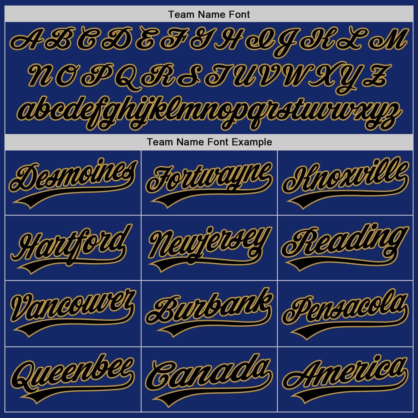 Custom Royal Black-Old Gold Authentic Baseball Jersey baseball jersey product view 4