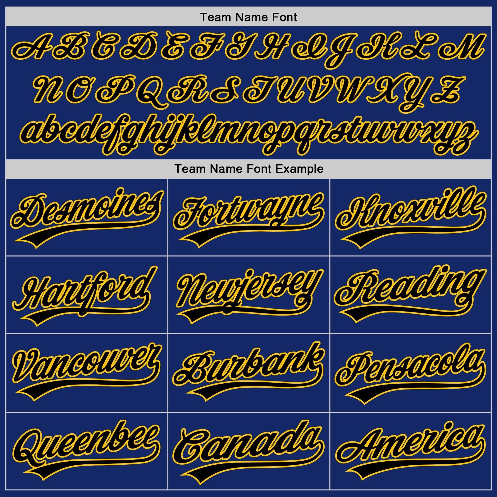 Custom Royal Black-Yellow Authentic Baseball Jersey baseball jersey product view 4