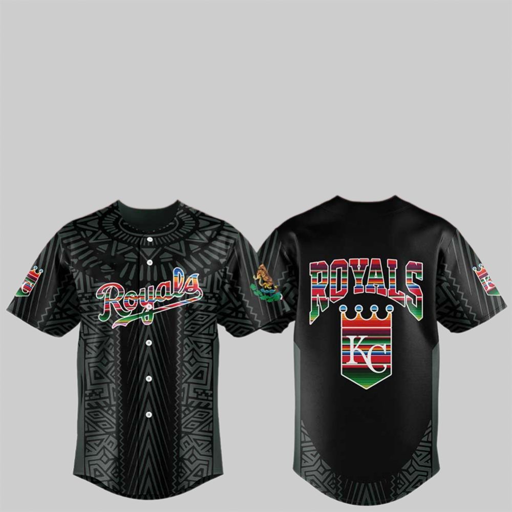 Royals Mexican Heritage Night 2025 Jersey baseball jersey product view 1