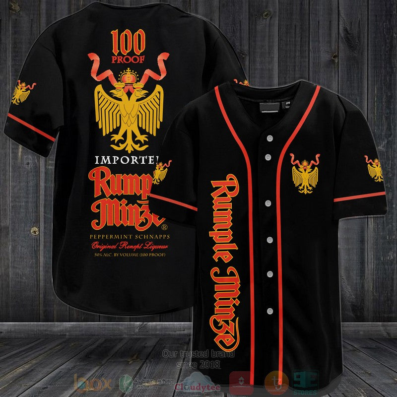 Rumple Minze Peppermint Schnapps Baseball shirt baseball jersey product view 1
