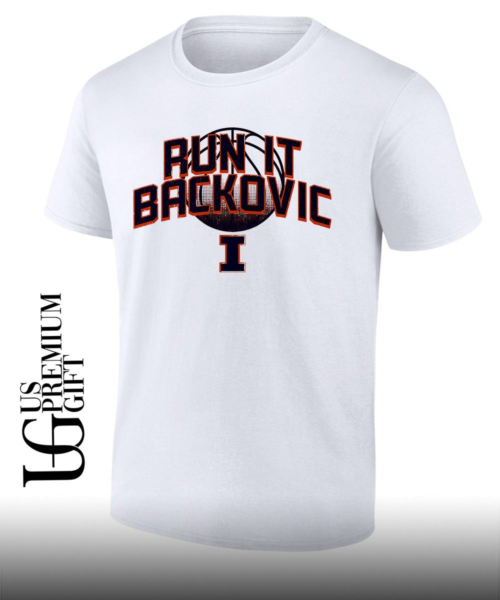 Run It Backovic Illinois Fighting Illini mens basketball logo shirt Unisex T-shirt, Sweatshirt, Hoodie, Long Sleeve Tee - T-Shirt, Sweatshirt, Hoodie